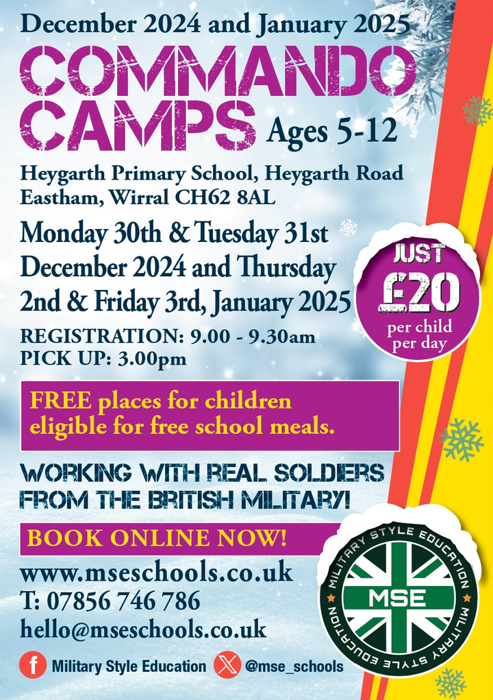 COMMANDO CAMP - HEYGARTH PRIMARY SCHOOL - THURSDAY 2ND JANUARY - FRIDAY 3RD JANUARY